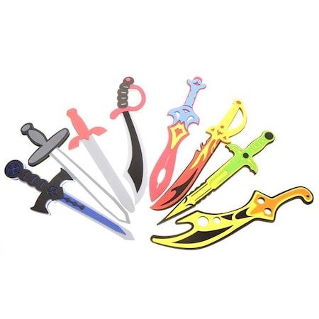 Az Trading & Import AZ Trading & Import PS005 Sword Play Set with Unique & Different Swords Such as Scimitars; Long Sword; Cutlasses & Vikings Sword - Set of 8 PS005